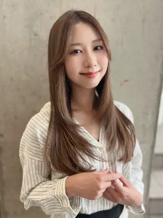 ロング Nomura Rizuのヘアスタイル
