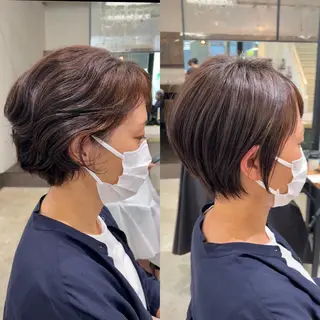 ショート 🌈銀座、ボブ ショート🌈にっしーのヘアスタイル