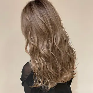 ロング 大人可愛い/レイヤー /ブリーチ/溝口誠二のヘアスタイル