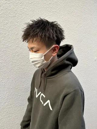 パーマ メンズ ハマベ イクト FLORENのヘアスタイル