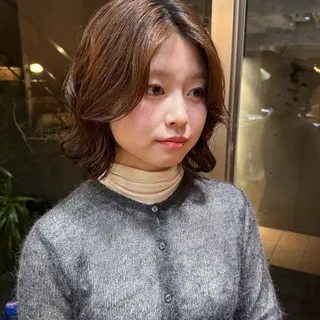 ショート パーマ 大橋 芽衣のヘアスタイル