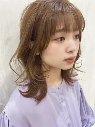ミディアム AFLOAT 武蔵小杉のヘアスタイル