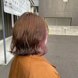 ミディアム カラー 🌼RIKA🌼レデ ィース専門💖のヘアスタイル