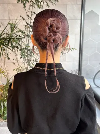 ヘアアレンジ Well所属・sato harunaのヘアスタイル