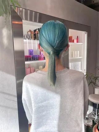 カラー スミレ /メンズ /コーンロウのヘアスタイル