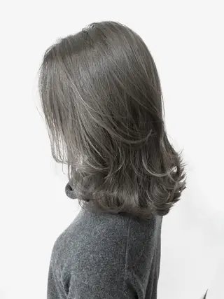 ミディアム カラー anno hair salon所属・艶カラー/ Nanamiのヘアスタイル