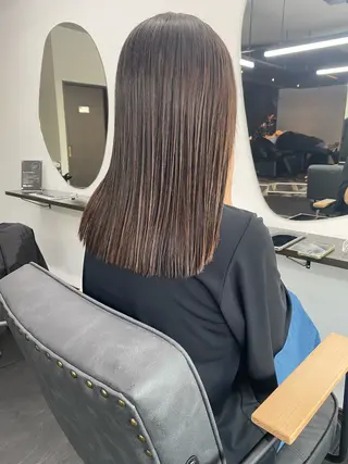 ミディアム Emitas.柳通り店所属・山﨑 大暉/ダブルカラー✨のヘアスタイル