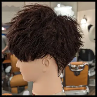 ショート VOICEbarber高野店所属・今井 杏星 【フェー ド/セット/パーマ】のヘアスタイル
