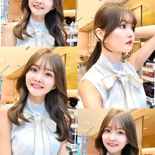 セミロング 韓国くびれレイヤー 🇰🇷はづきのヘアスタイル