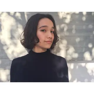 ショート パーマ ミヤギ リュウキのヘアスタイル