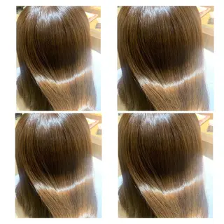 セミロング カラー 髪質改善艶髪 ℍ𝔸ℝ𝕌𝕂𝔸のヘアスタイル