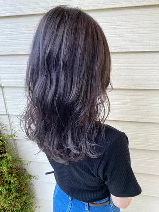 ロング y.s.h所属・ハイトーンカラー🌈 メンズパーマ鈴木康平のヘアスタイル