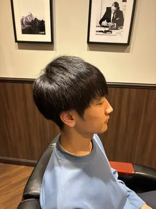 ミディアム LAVIE NEW STANDARD BARBER 五反田店所属・かみがひら なぎさのヘアスタイル