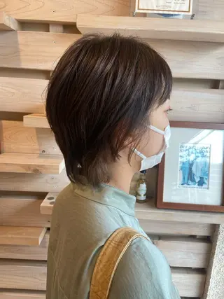 ショート 🌷透明感カラー🌷 内田零菜のヘアスタイル