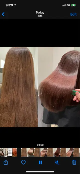 ロング カラー 🌈本物の髪質改善 森田涼平のヘアスタイル