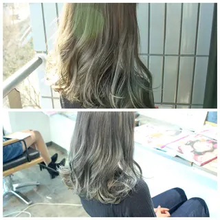 セミロング BOB🌟ハイトーン /ブリーチ/TAKUのヘアスタイル