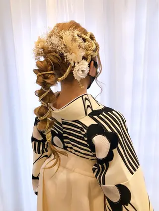 ロング ヘアアレンジ 池田 みのりのヘアスタイル