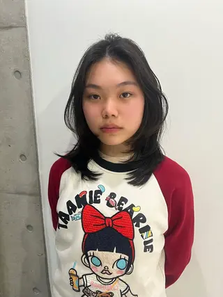 ミディアム 🎀ハイトーン/レイ ヤー/Reina🎀のヘアスタイル