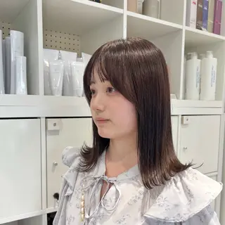 ショート 岩崎真奈 艶髪暖色カラー/ボブのヘアスタイル