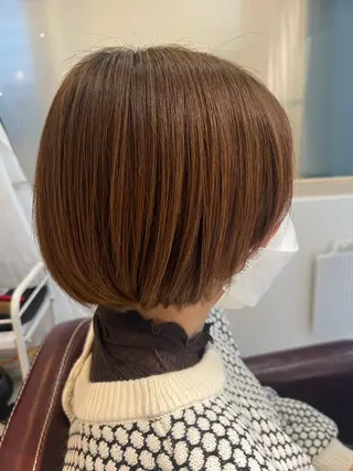 ショート 🥣🫧艶カラー 🦋アカマ ミユ🦋のヘアスタイル