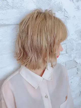 ショート カラー ️🩵透明感カラー Yūka🩵のヘアスタイル