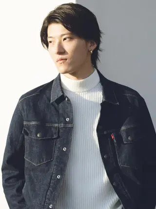 ショート メンズ 柳下 涼のヘアスタイル