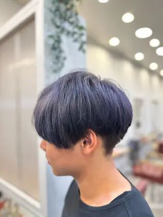 ショート カラー 村上 滉弥のヘアスタイル