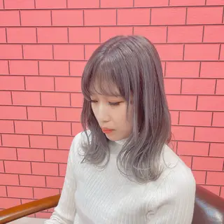 ミディアム カラー デザインカラー髪質 改善Lilithのその他イメージ