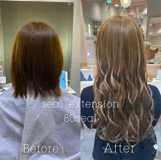 ロング カラー パーマ ヘアアレンジ メンズ キッズ RIYA❤︎ Aujuaソムリエのヘアスタイル