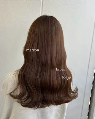 セミロング 《暖色/韓国hair 》🇰🇷桑原ユキネのヘアスタイル