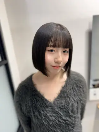 ショート カラー 梅田/美髪ケア/縮毛 矯正/ichicaのヘアスタイル