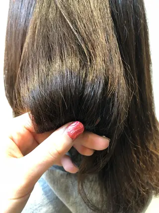 セミロング うる艶レイヤーカット hinakoのヘアスタイル