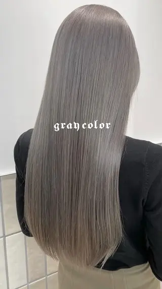 カラー Reve by Lond仙台所属・ブリーチ6000 円派手髪 ハイトーンのヘアスタイル