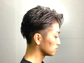 ミディアム メンズ HIRO GINZA 池袋東口店所属・林田 龍明のヘアスタイル