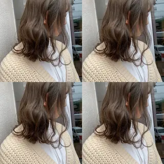 セミロング カラー アブアイ所属・艶髪・酸性ストレート フリツのヘアスタイル