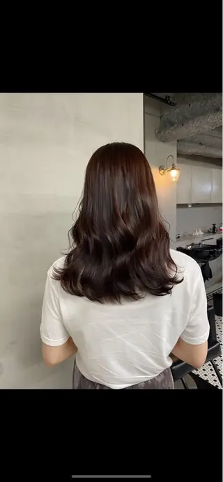 ロング IVE所属・ブリーチなし🤍 渋谷／原島杏奈のヘアスタイル