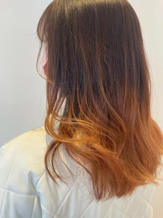 ロング カラー La Sente東 寿恵のヘアスタイル