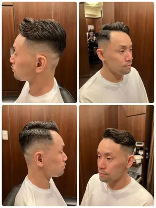 ショート BroTokyo Barbershop 銀座店所属・大河 たいがのヘアスタイル