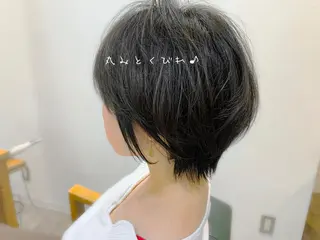 ショート カラー 前田 健太のヘアスタイル