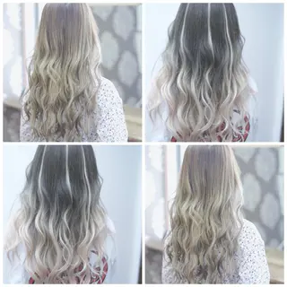 ロング カラー ヤナ マネージャーのヘアスタイル