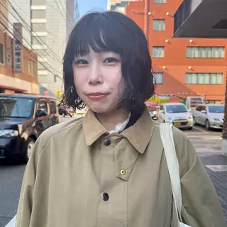 ショート パーマ Lilu しずくのヘアスタイル