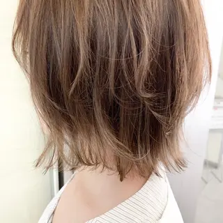 ミディアム カラー ひらやま りょういちのヘアスタイル