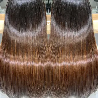 ロング ツバサ 髪質改善のヘアスタイル