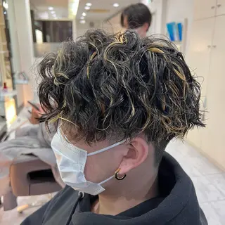 パーマ メンズ アグヘアーシータ所属・🤩メンズカット/ パーマ山本🤩のヘアスタイル