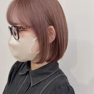 ミディアム カラー 🥞ベージュ系カラー 【すずきりほ】🥞のヘアスタイル