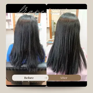 ロング 髪質改善×縮毛矯正 古田絢子のヘアスタイル