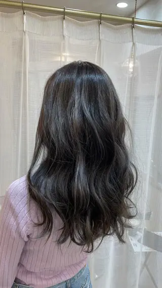 セミロング マホ/日吉/髪質改善 /レイヤー/ガーリーのヘアスタイル