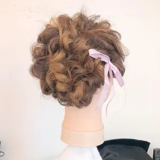 ミディアム 榎園 由美のヘアスタイル