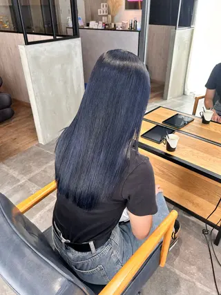 ロング カラー 韓国×髪質改善カラー 💎hinaのヘアスタイル