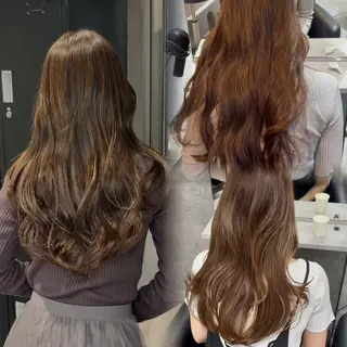 ロング 韓国風/透明感カラー 髪質改善/ayacaのヘアスタイル